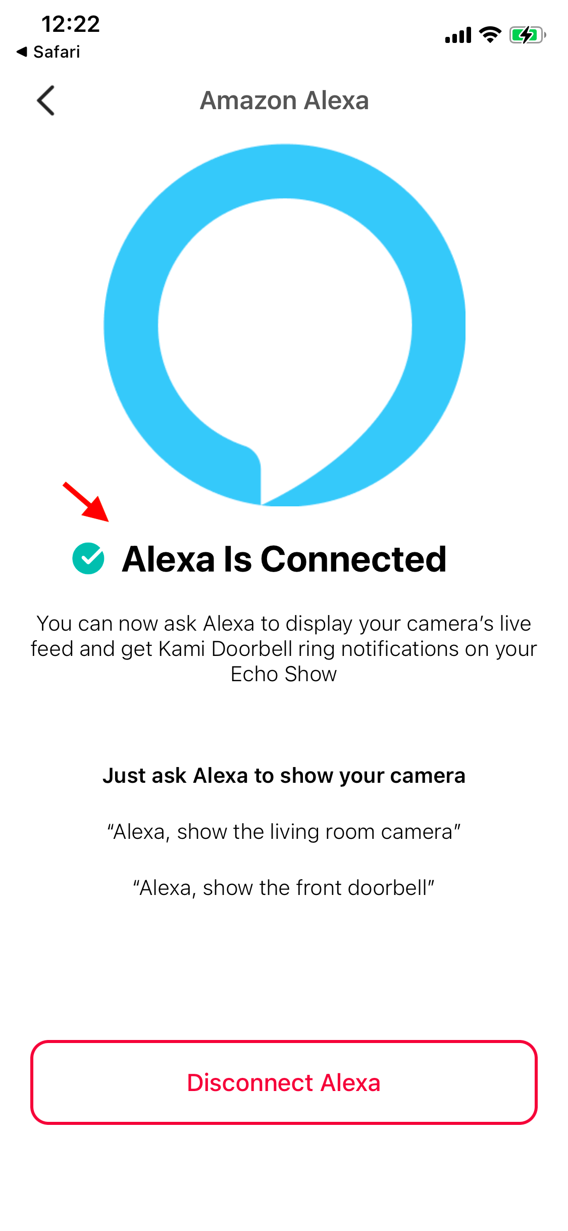 Yi camera hot sale alexa show